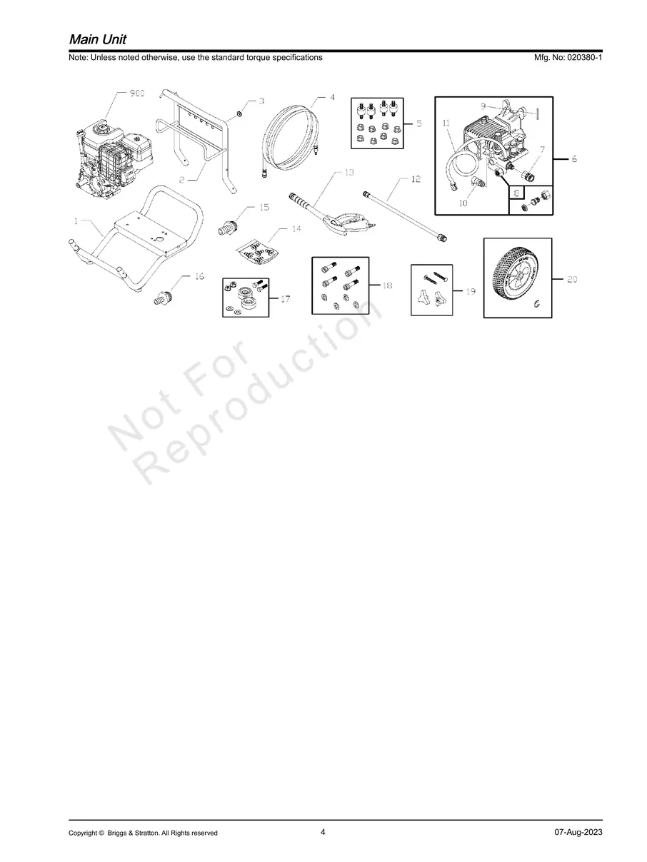 BRIGGS AND STRATTON, 020380-1, IPL.4